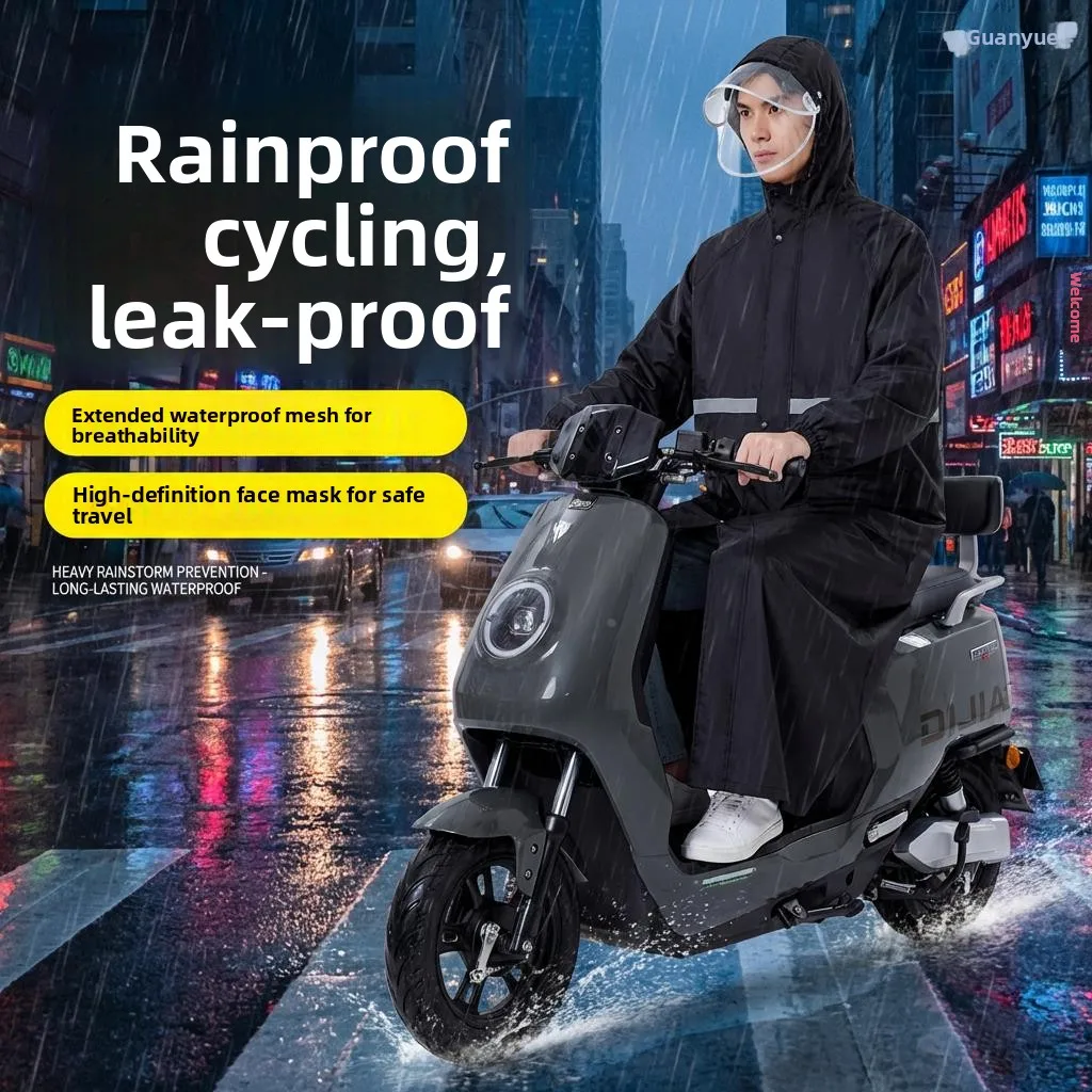 full-body-waterproof-raincoat-long-unisex-outdoor-cycling-hiking-special-one-piece-rain-poncho-adult-rainwear-oxford-cloth