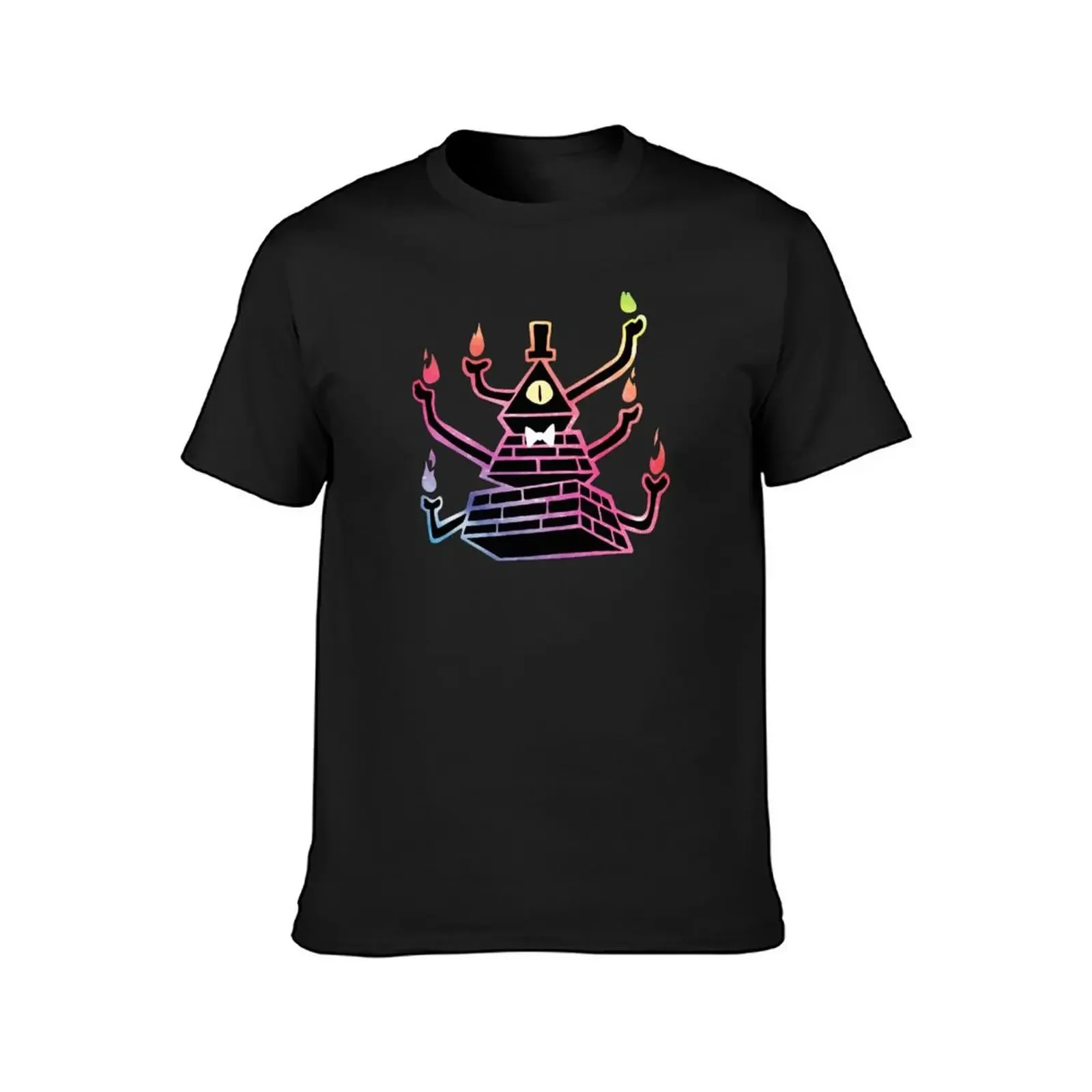 Six-Armed Apocalypse Bill Cipher - Color T-Shirt tees quick drying plain cute tops heavy weight t shirts for men