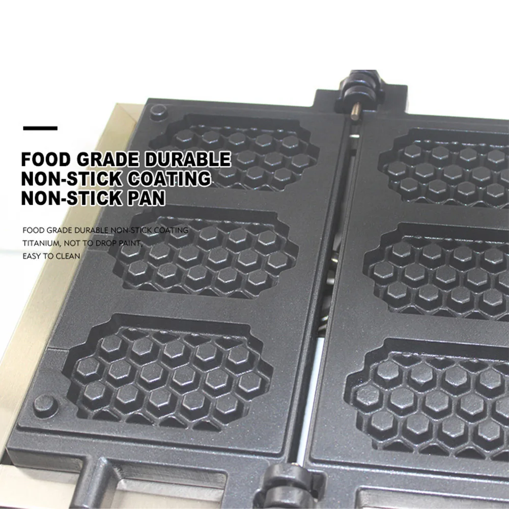 آلة صنع الشمعدانات الآيس كريم للوجبات الخفيفة صانع الوافل التجارية آلة صنع الوافل المنزلية صانع الكعك الشبكي