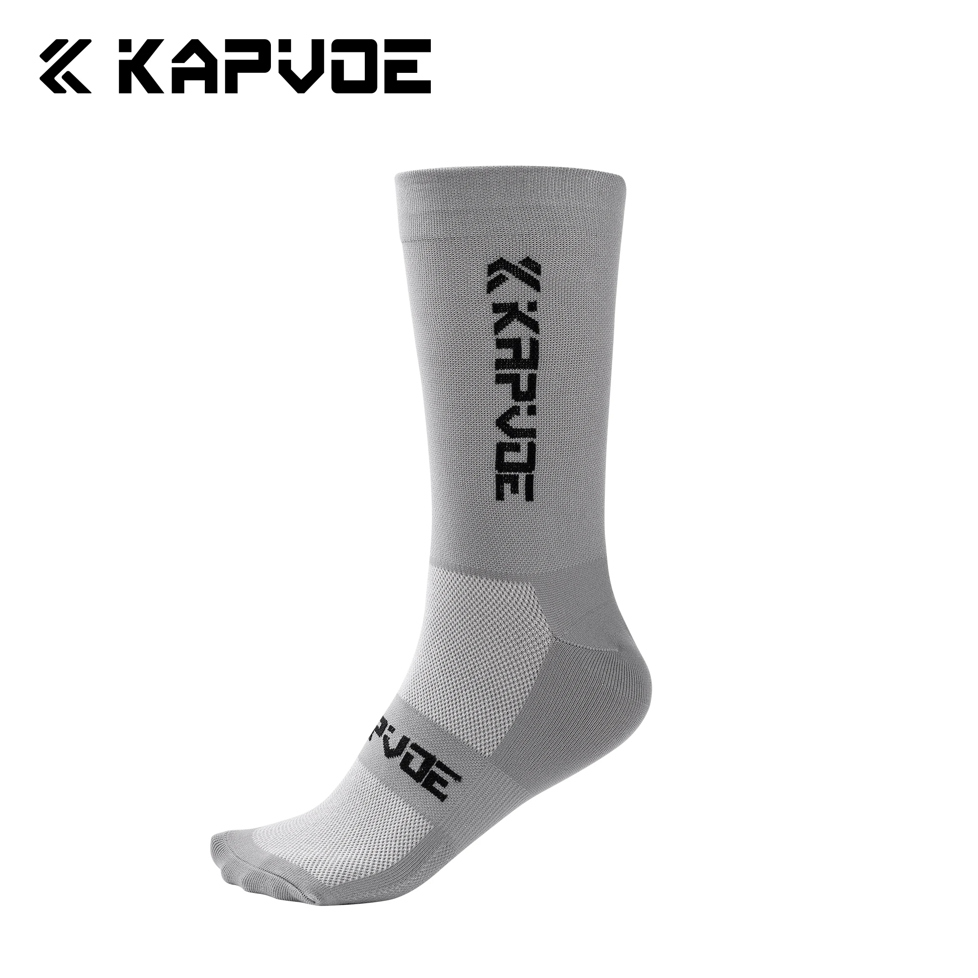 AliExpress NONE KAPVOE Cycling Socks Fashion Breathable Long Staple Cotton Men Women Solid Durable Non-slip Bike Racing Outdoor Sports Socks