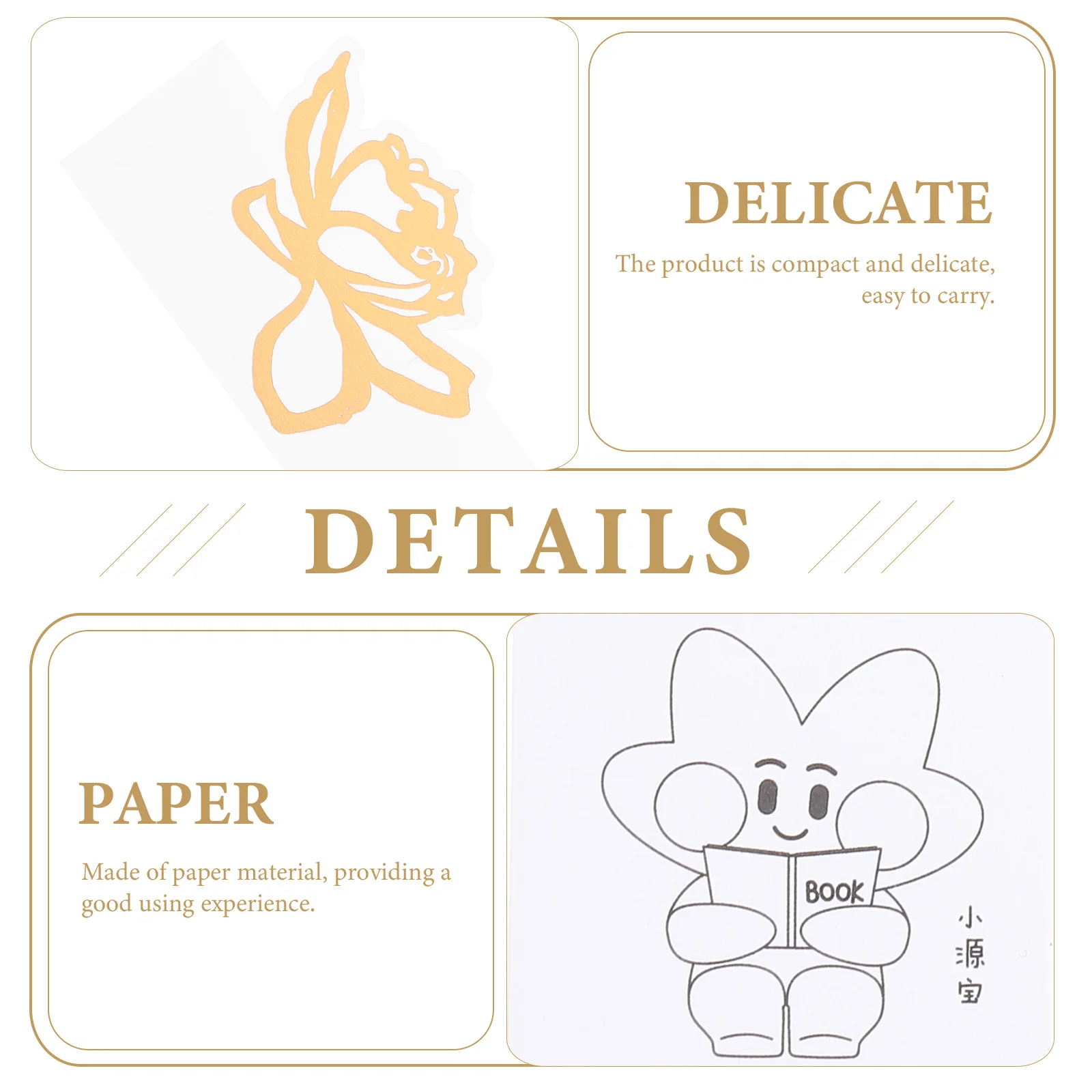 

5 Pcs Scent Bookmark Essential Oil Strips for Testing Disposable Perfume Paper Fragrance Tester