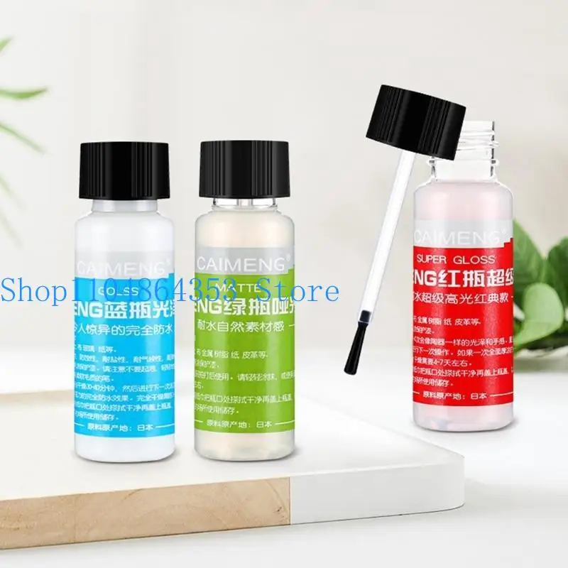 High Gloss Finish Coating for Stone Resin Clay Ceramic Crafts Eco-friendly Gloss Protective Topcoat Matte Finishing