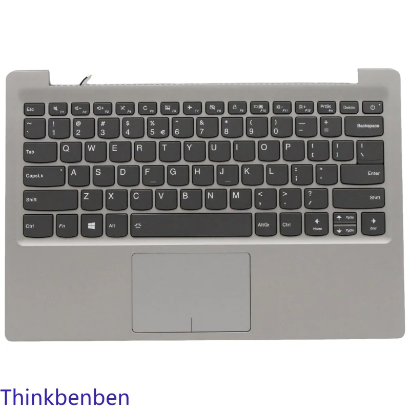 US English Mineral Gray Keyboard Upper Case Palmrest Shell Cover For Lenovo Ideapad 320S 13 13IKB 5CB0Q17577