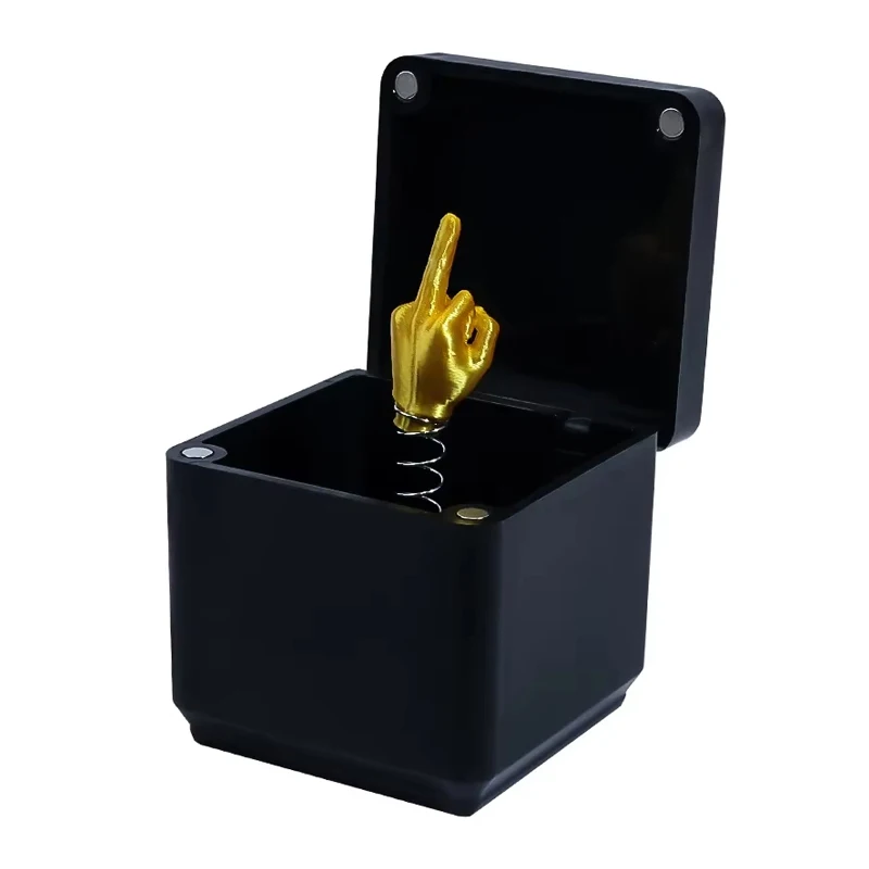 Middle Finger In A Boxprank giftOut Of The BoxpPop-up Middle Finger Gift Box Christmas Gift Boxs Novelty Creative Decor Gifts Fo