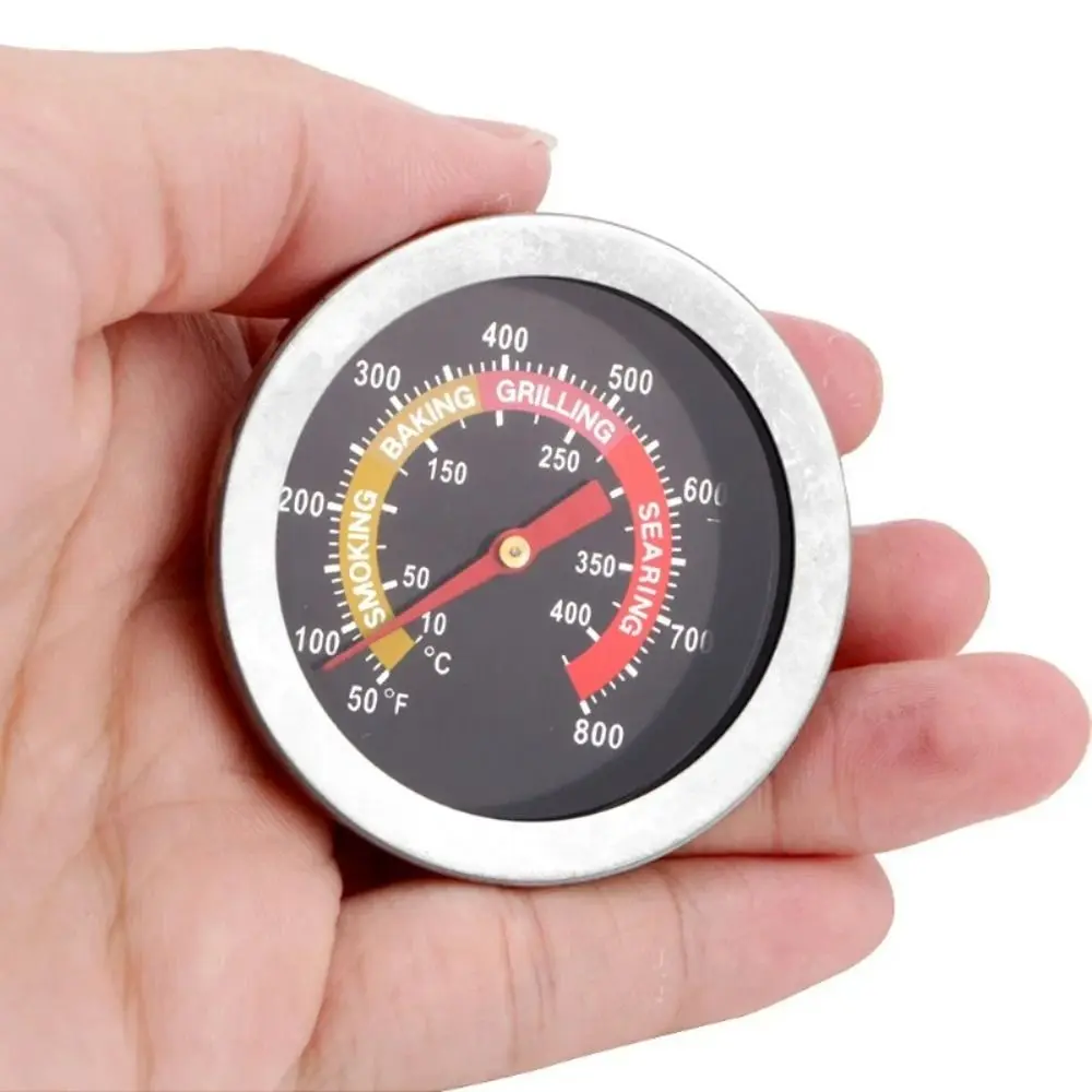 0-400°C Range Instant Read Thermometer Waterproof Replacement Grill Thermometer Stainless Steel Easy To Read Temperature Gauge