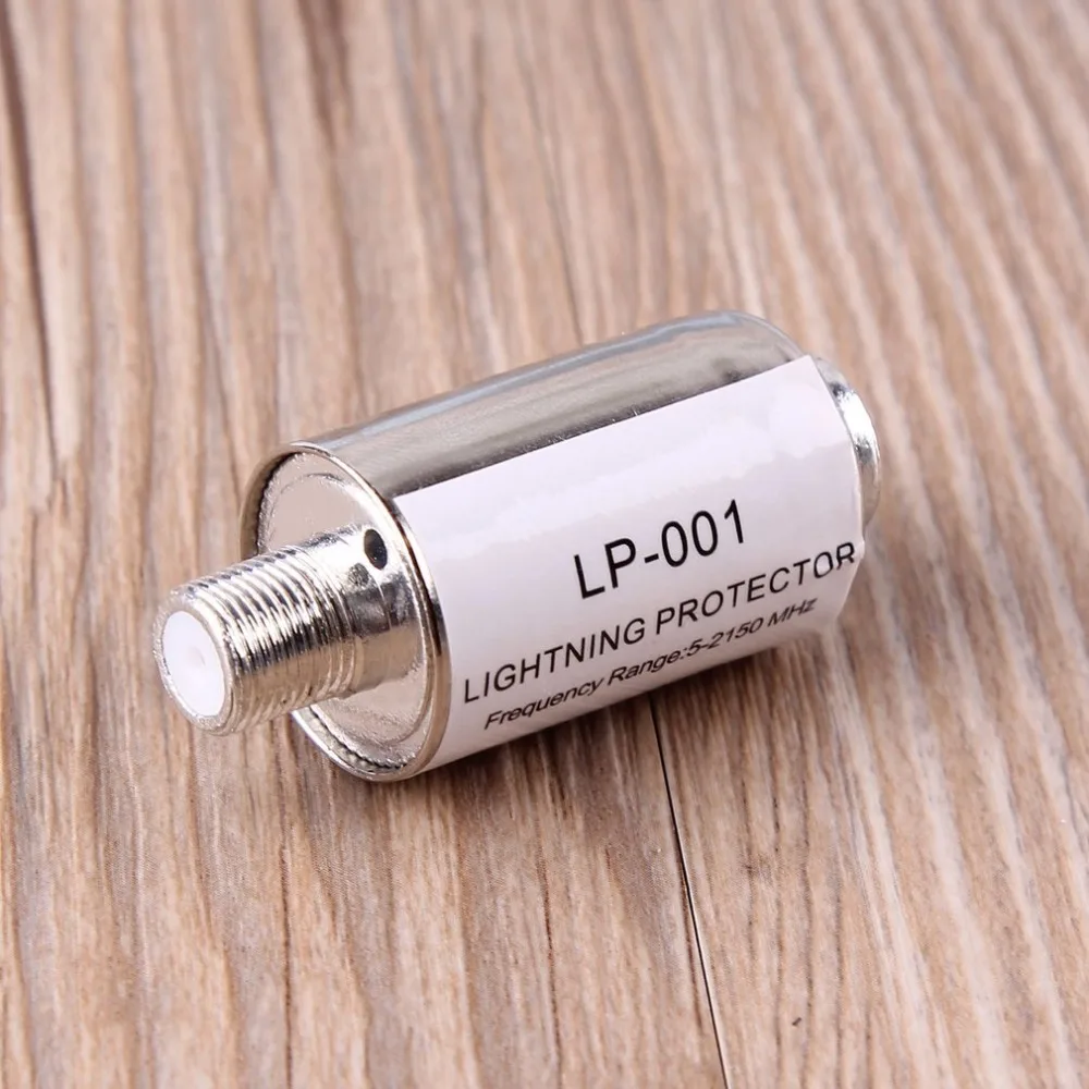 Picture 4: 5-2150MHz Lighting Protector Coaxial Satellite TV Lightning Protection Devices Satellite Antenna Lightning Arrester Dropshipping