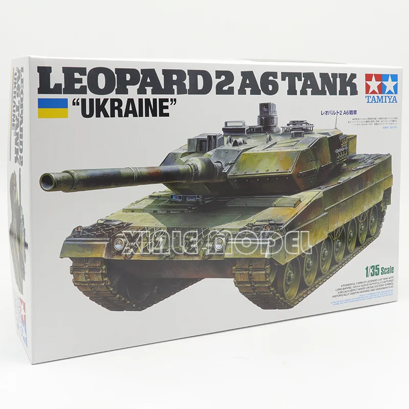 

Модель TAMIYA 1/35, комплект танков 25207, немецкий леопард 2A6, основной боевой танк «Украин», для военной игрушки, коллекция для хобби