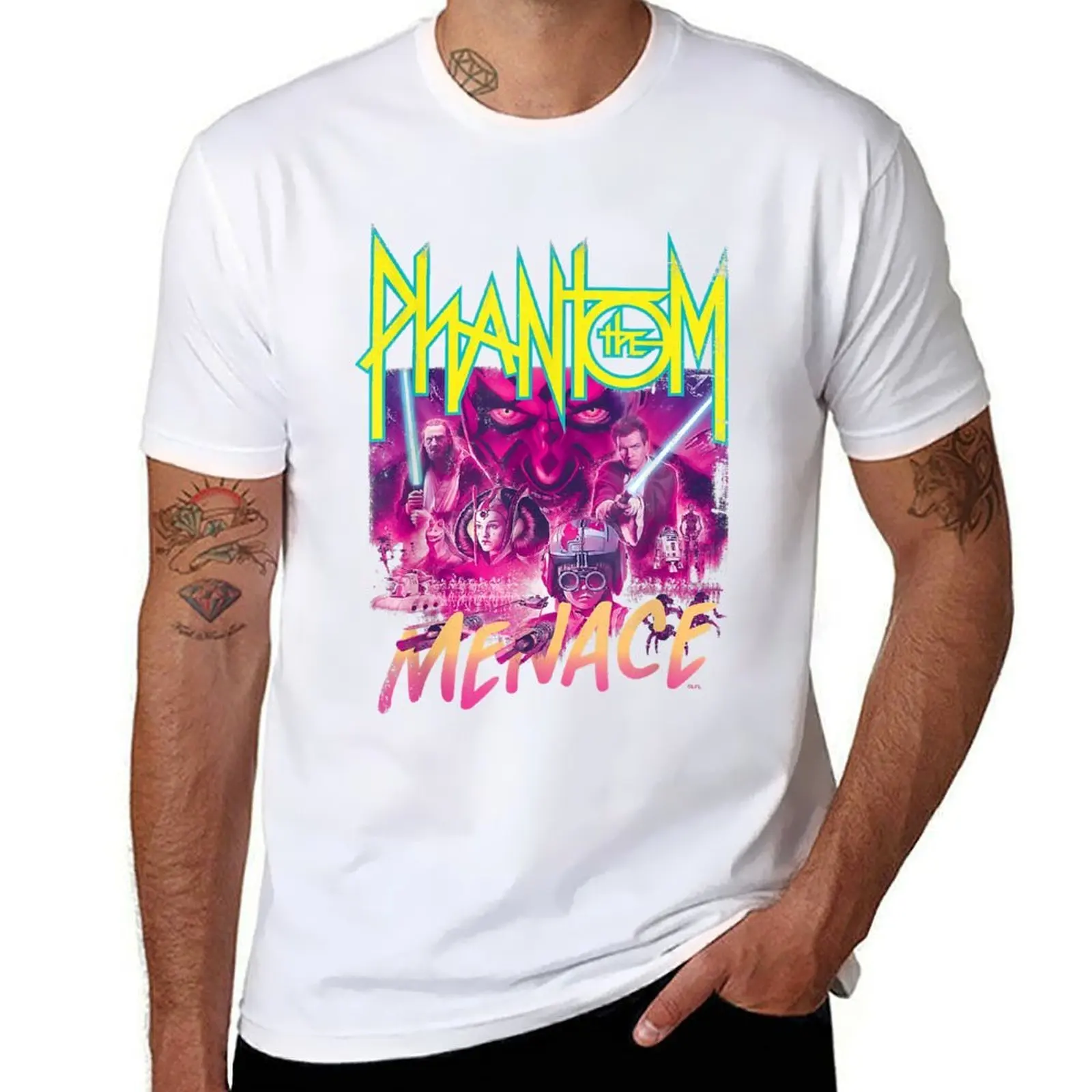 

The Phantom Menace Band T-Shirt t shirt man luxury man t shirts for men casual T-Shirt