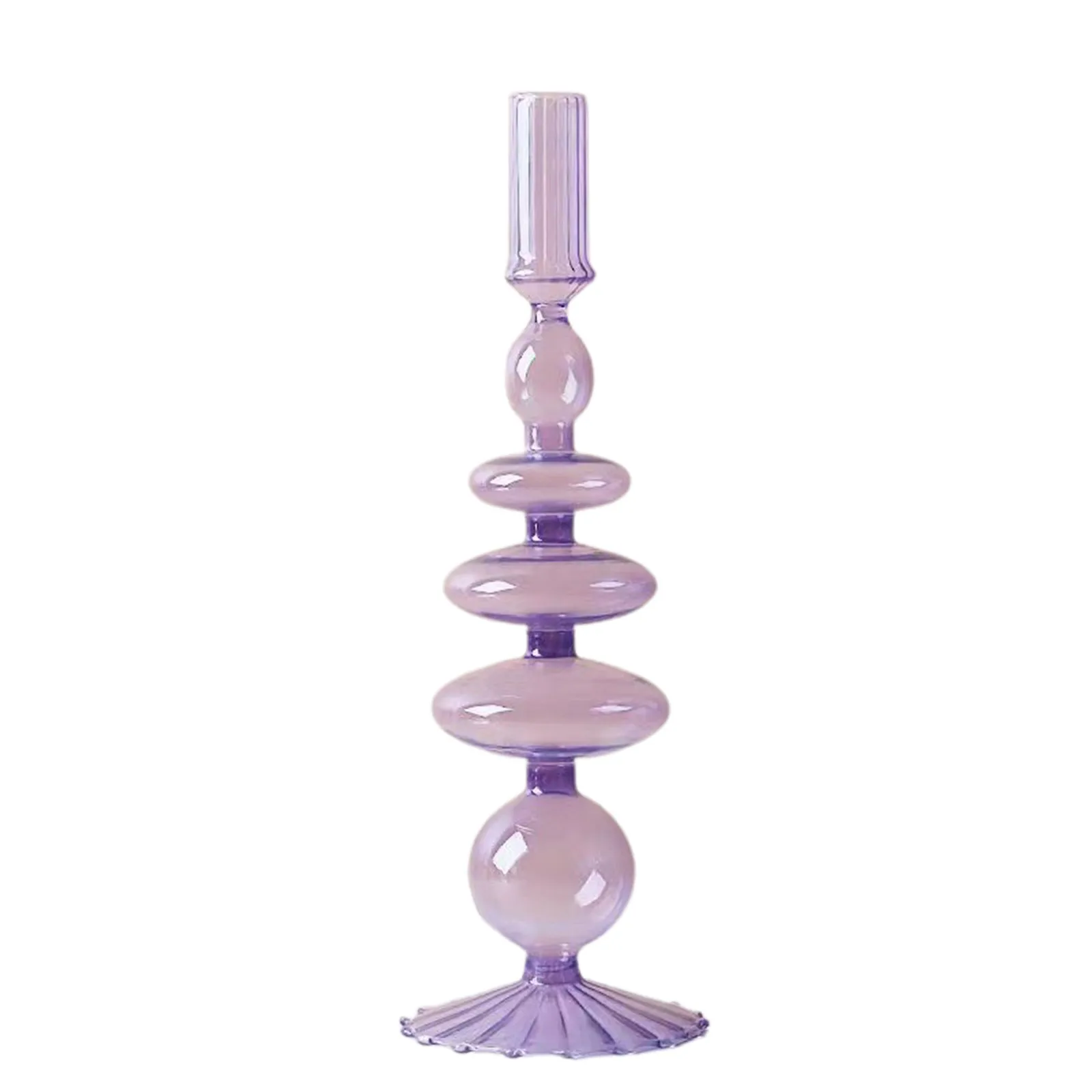 Multifunctionele glazen vaas kaarsenhouder moderne elegante bloemenvaas tafeldecoratie voor middelpunt bruiloft huis housewarming cadeau