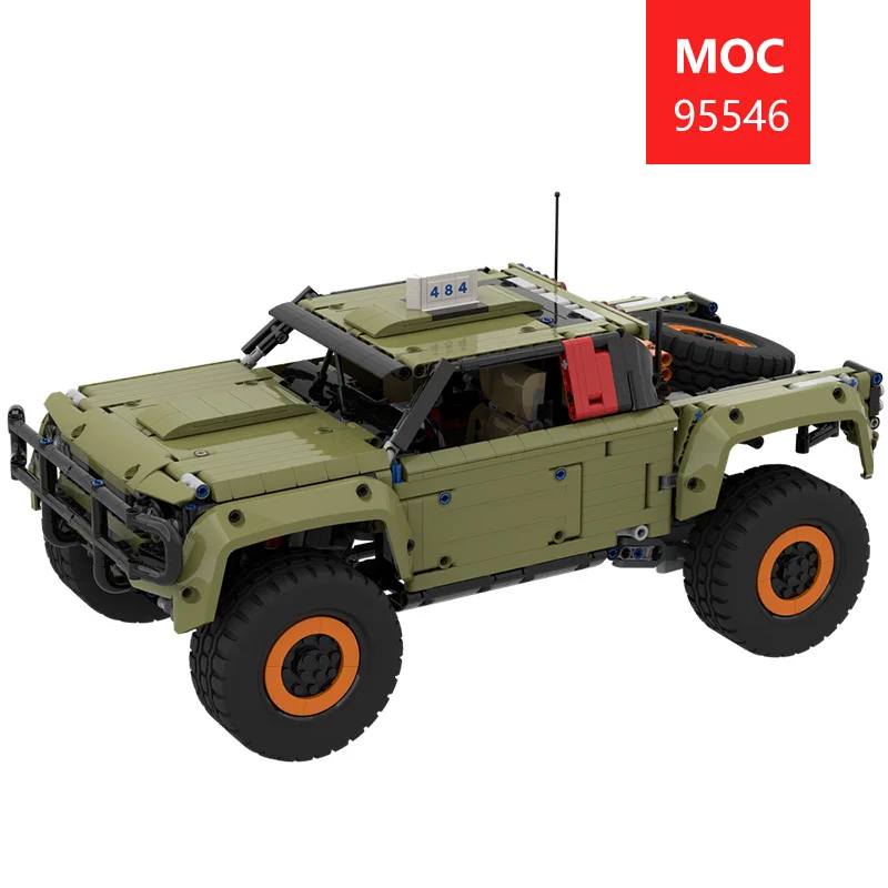 Specially Customized MOC Off-Road Pickup Truck Technic Combination Model - Trendy Educational Toys - Casual Building Game Gifts