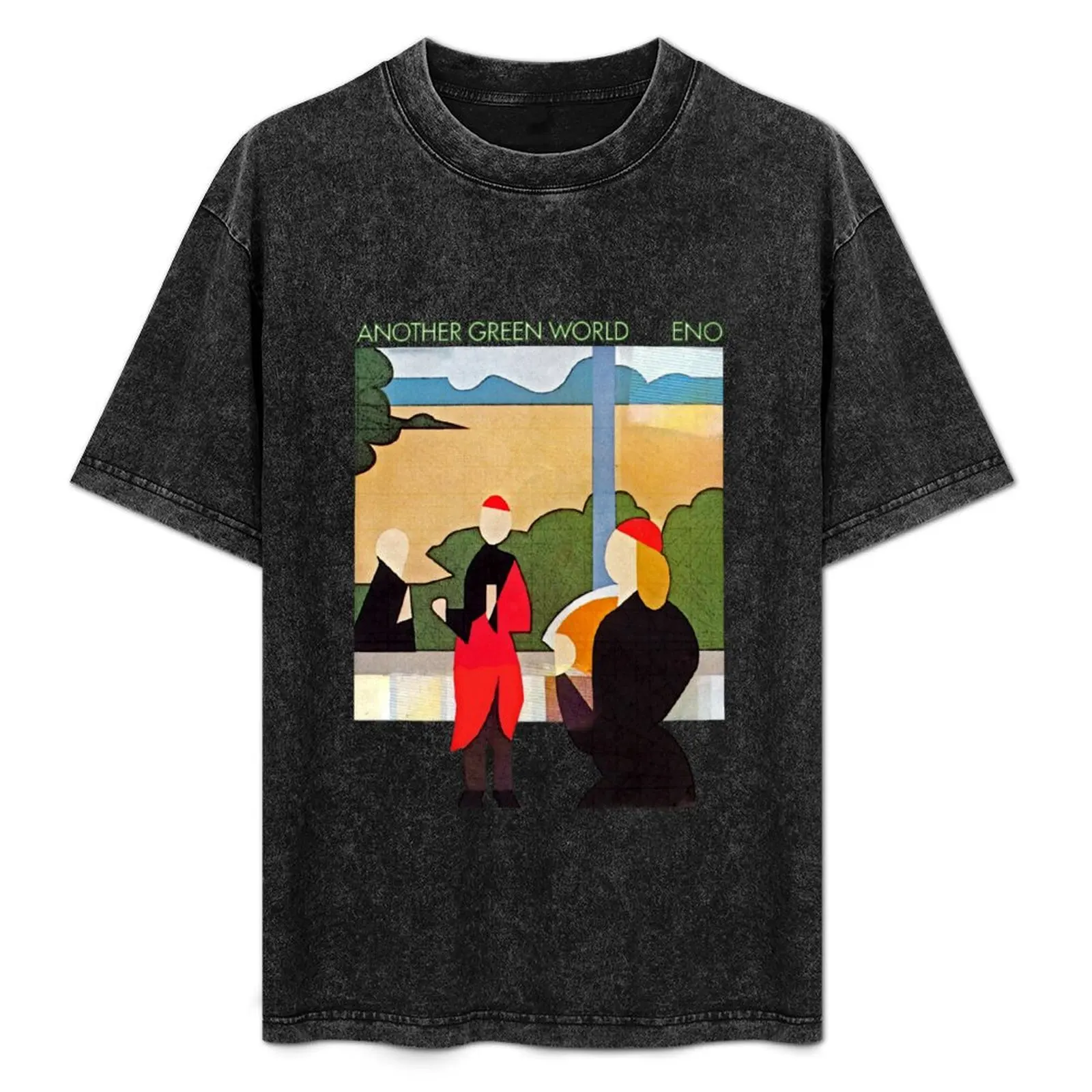 

Brian Eno Another Green World T-Shirt Fashion Letter Print T-Shirt