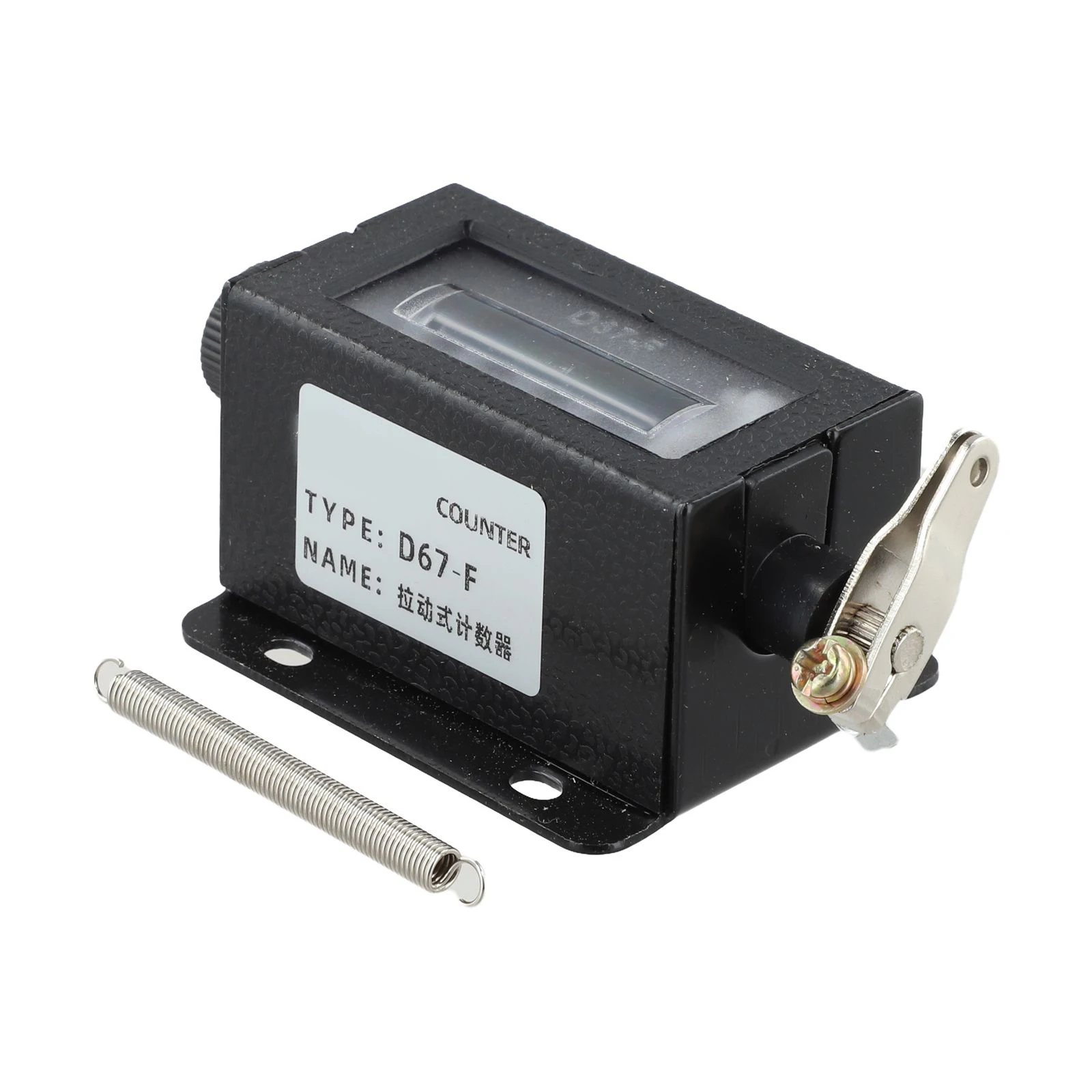 Hot Sale 1pcs Brand New Mechanical Counter Hand Pull Approx.82g/2.9oz Pull Type Screw Fixation Counter Resettable