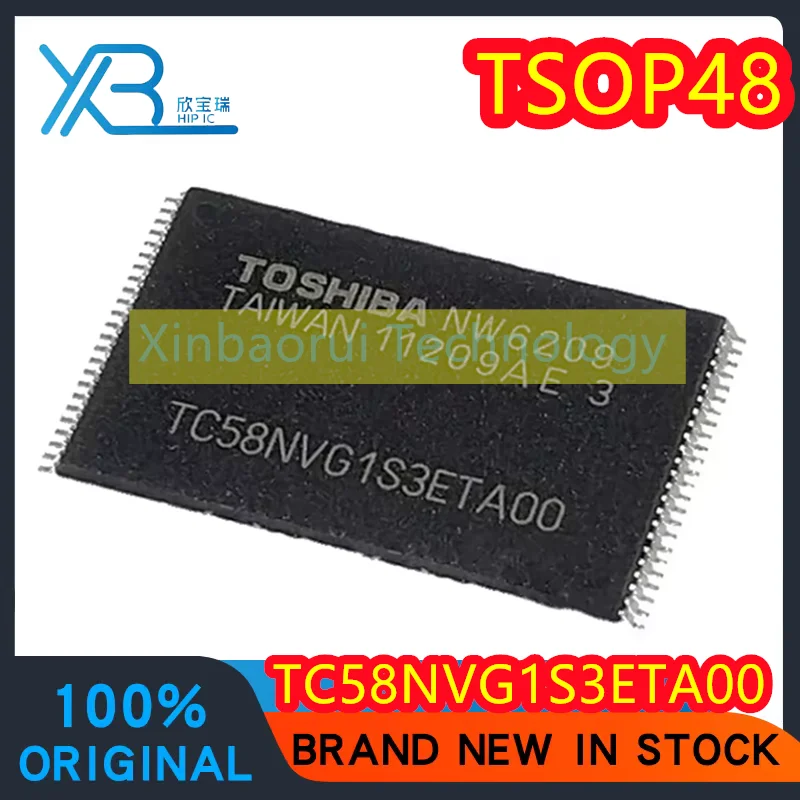 

(5/10pieces) TC58NVG1S3ETA00 TSOP48 storage 256MB NAND FLASH flash memory chip TC58NVG1S3ETAOO 100% brand new Electronics