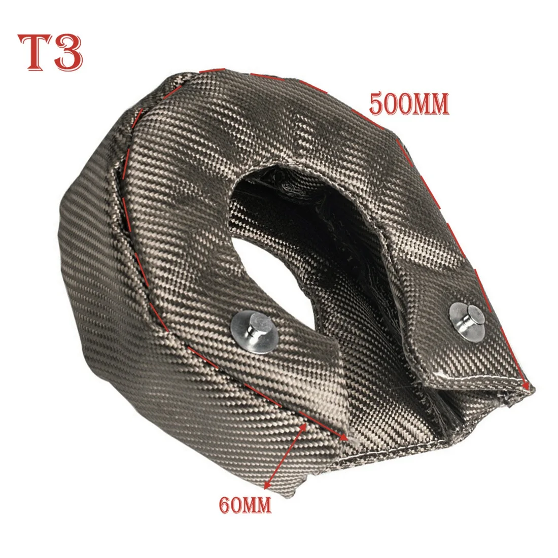 A65P-Racing Turbo Blanket Heat Shield Charger Cover With Locking Spring
