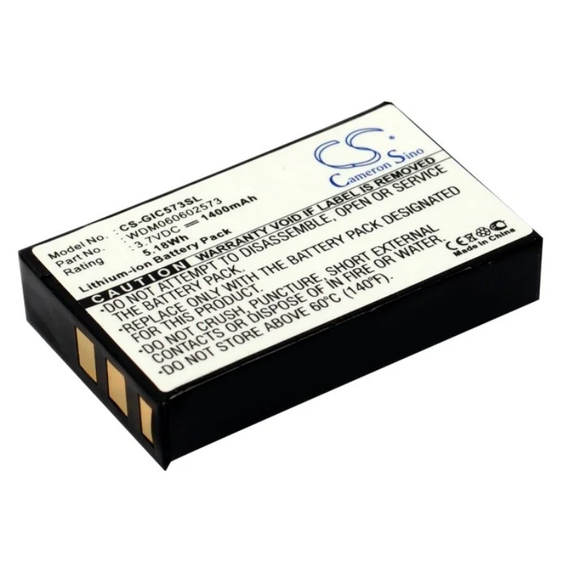 

Cameron Sino 1400mAh Battery WDM060602573 for Gigabyte GC-RAMDISK, GC-RAMDISK 1.1, GC-RAMDISK 1.2, i-RAM
