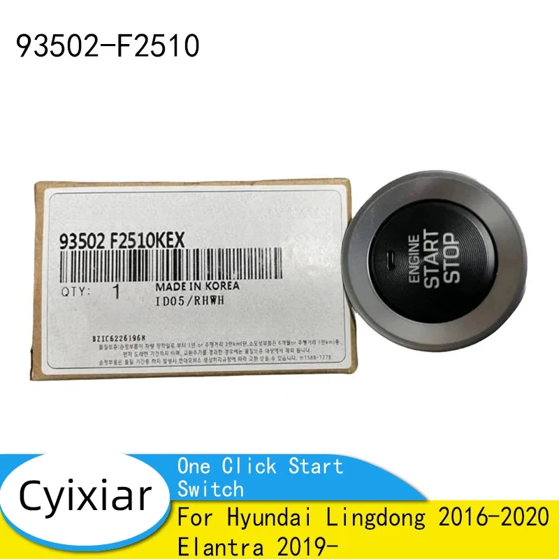 One Click Start Switch 93502-F2510 93502F2510KEX FOR Hyundai Lingdong 2016-2020 Elantra 2019-