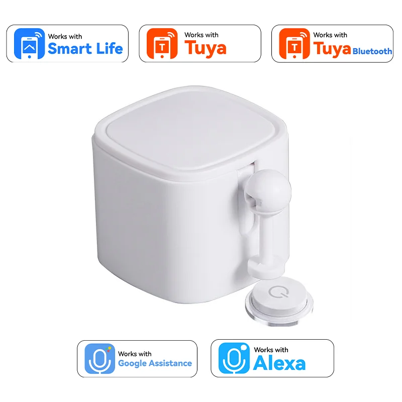 Type C Chargeable Bluetooth Smart Finger Robot Switch Button Pusher Bot Remote Control Appliance Google Home Alexa Voice