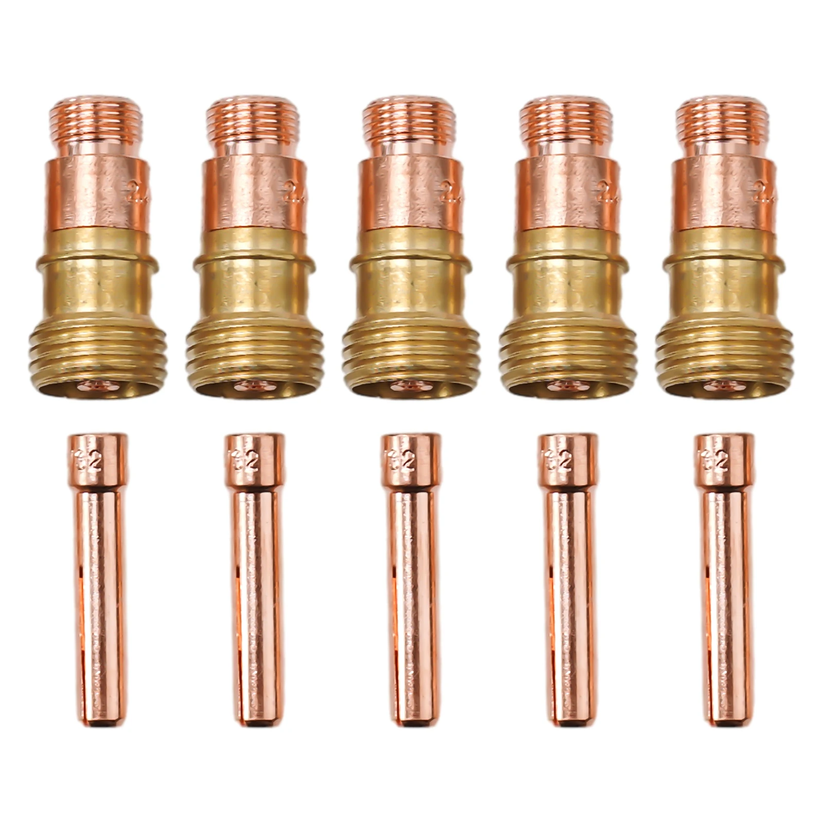 TIG Welder's Choice Professional Grade Accessory Kit Featuring Ten Unique Collets Designed to Work with For Stubby Gas Lenses