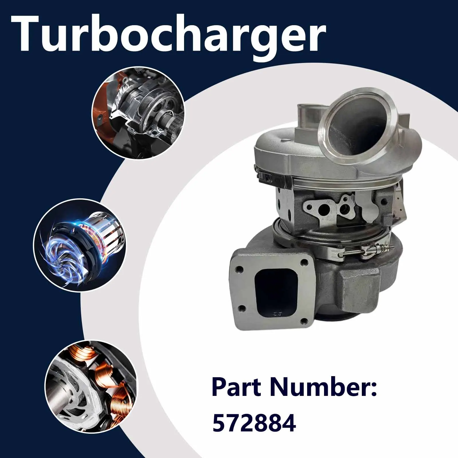 Turbocharger 4046984 For SCANIA (Serie-P/R/T) 12.7L [DC1305] 400 H/P