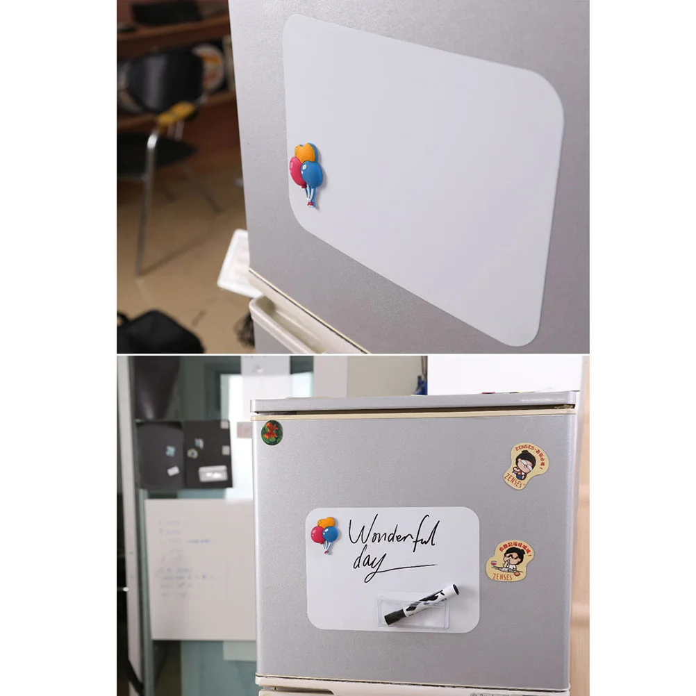 Refrigerator Whiteboard Magnetic Dry Erase Board Flexible Fridge Notepad For Notes Reminders Grocery List A3 Size