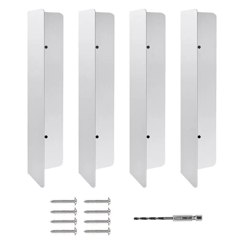 

【ГОРЯЧИЕ ТОВАРЫ】Уплотнительная лента для защиты от атмосферных воздействий для гаражных ворот-защита дома 4 шт. для защиты гаражных ворот, для гаража