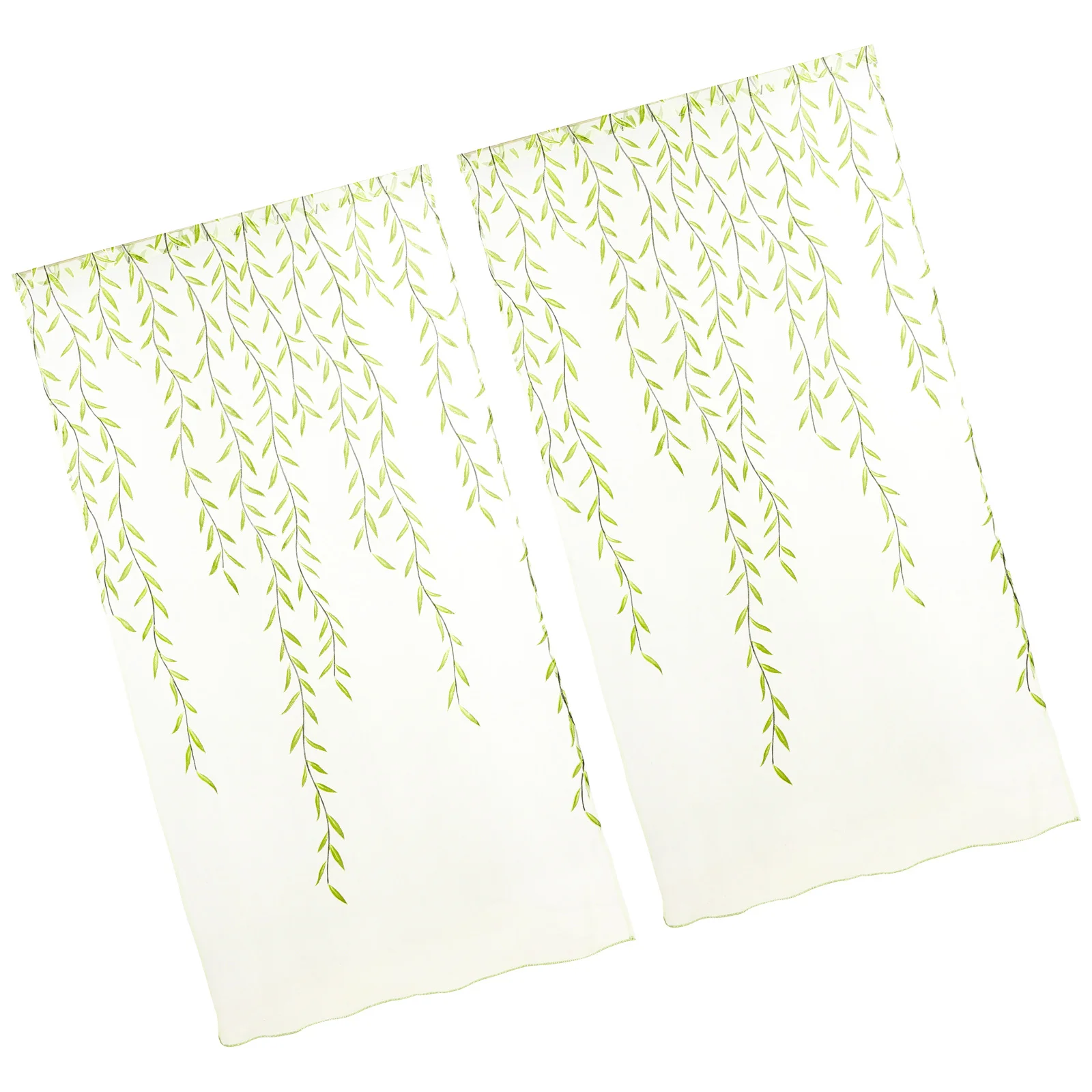 

Voile Curtain Semi Transparent Pocket 100x200cm Window Sheer Panel Privacy Filter Window Screen Transparent Tulle