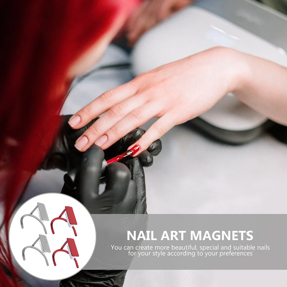 

4Pcs Professional Nail Magnet Kit Multipurpose Manicure Tools Nail Art Accessories Salon Manicure Tools Multipurpose Magnet