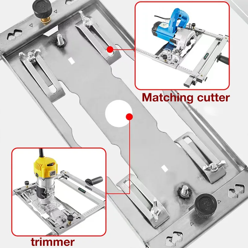 트리머 기계 절단기 엣지 가이드 포지셔닝 절단 목재 보드 도구, 전기 원형 톱 목공 라우터