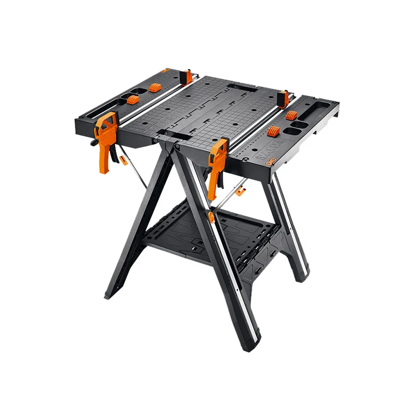 Multifunctional Work Tool Table WX051 Mobile Portable Woodworking Console Saw Table Folding Tool