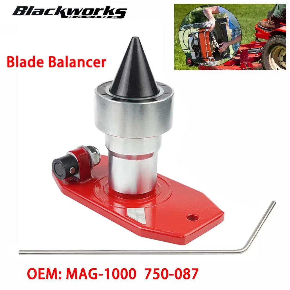 

MAG-1000 Wall Mount Lawn Mower Blade Balancer For Lawnmower Blades 42-047 Work With Blade Hole Sizes Of 5/16" To 1-1/2" Diameter