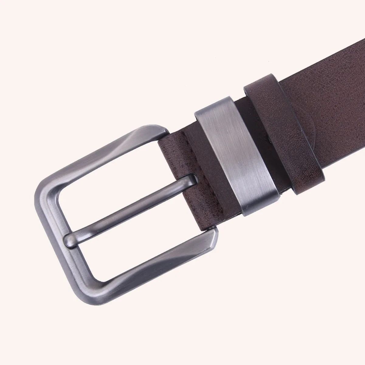 Men's Belt Metal Needle Buckle Belt Business Leisure Trend Authentic High End Belt Paired with Jeans Work Wear Belt Plus Size