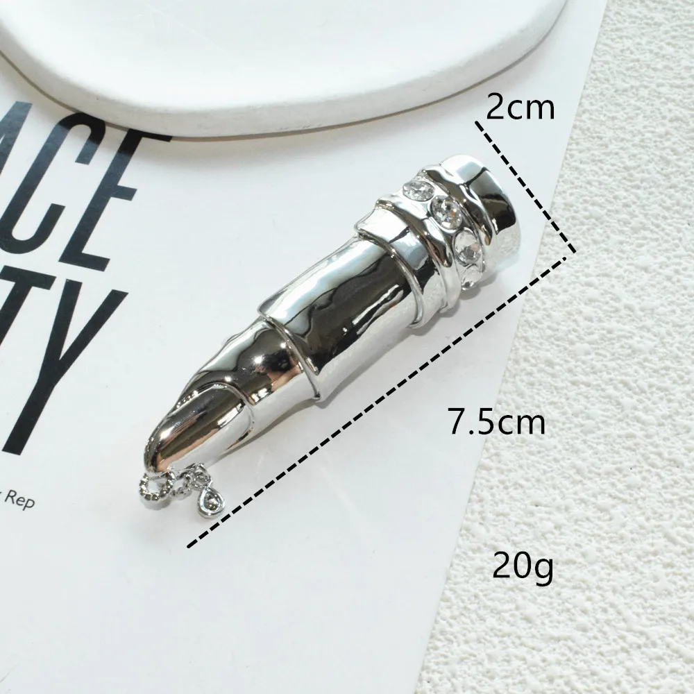1 Stück Übertriebener Metall-Legierungs-Ring mit Beweglichen Gelenken für Damen Mode-Schmuck Boutique Punk-Ring Accessoires – Detail 3