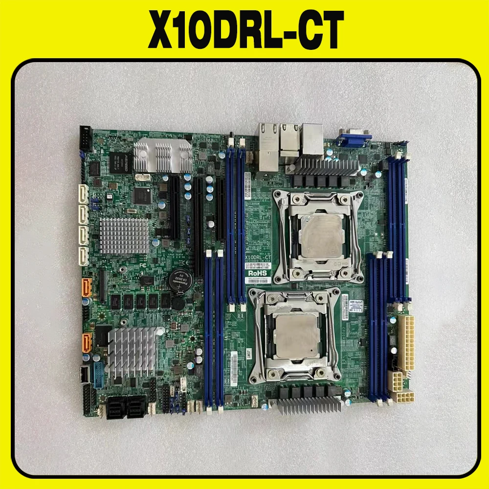 X10DRL-CT For Supermicro dual channel server motherboard supports E5-2600V3V