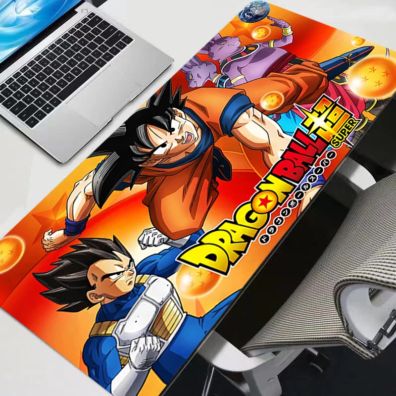 

DBZ Mouse pad Dragon Ball Z Notbook Gamer Large Keyboard NonSlip Rubber Computer Carpet Desk Mat PC Gamer 90x40 MousePad