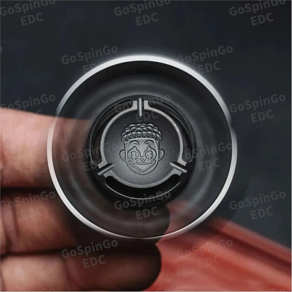 ZacLab EDC ฟิดเจ็ตสปินเนอร์ไทเทเนียมขนาดเล็ก รุ่นลิมิเต็ด 88 ชิ้น สัมผัสการใช้งาน ฟิดเจ็ตสปินเนอร์สามใบพัด ช่วยบรรเทาความวิตกกังวล