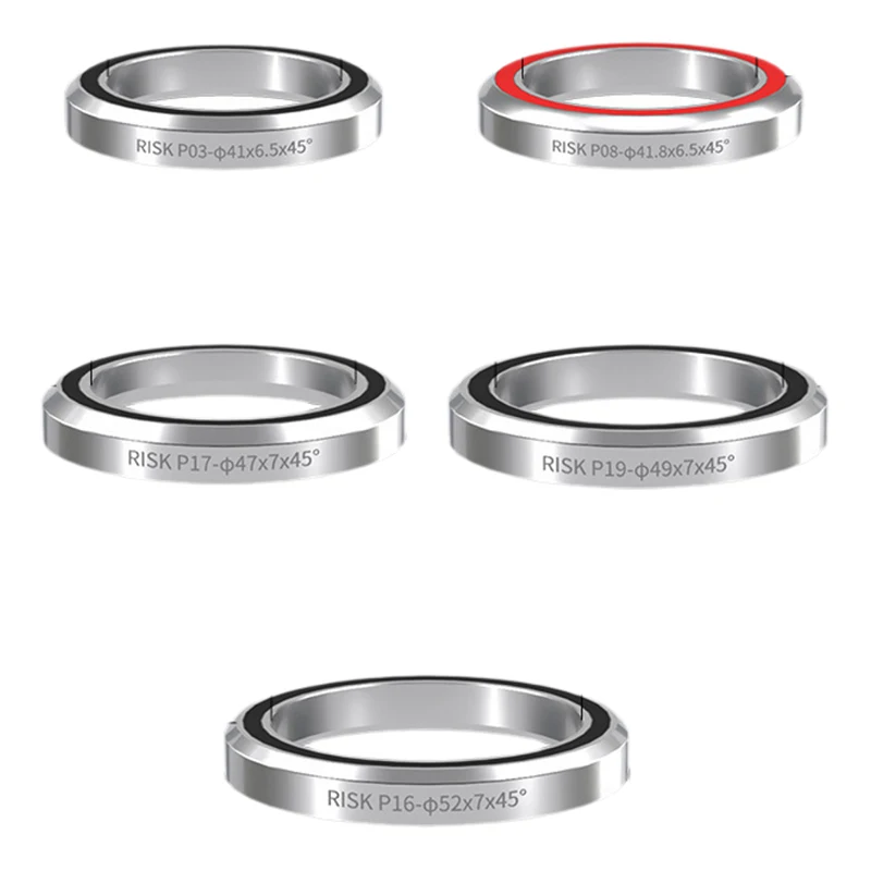 

Bicycle Accessories MTB Repair Bearings for 28.6mm, 44mm, 30mm, 40mm, and 41/41.8/47/49/52mm Headset Steel Bearings