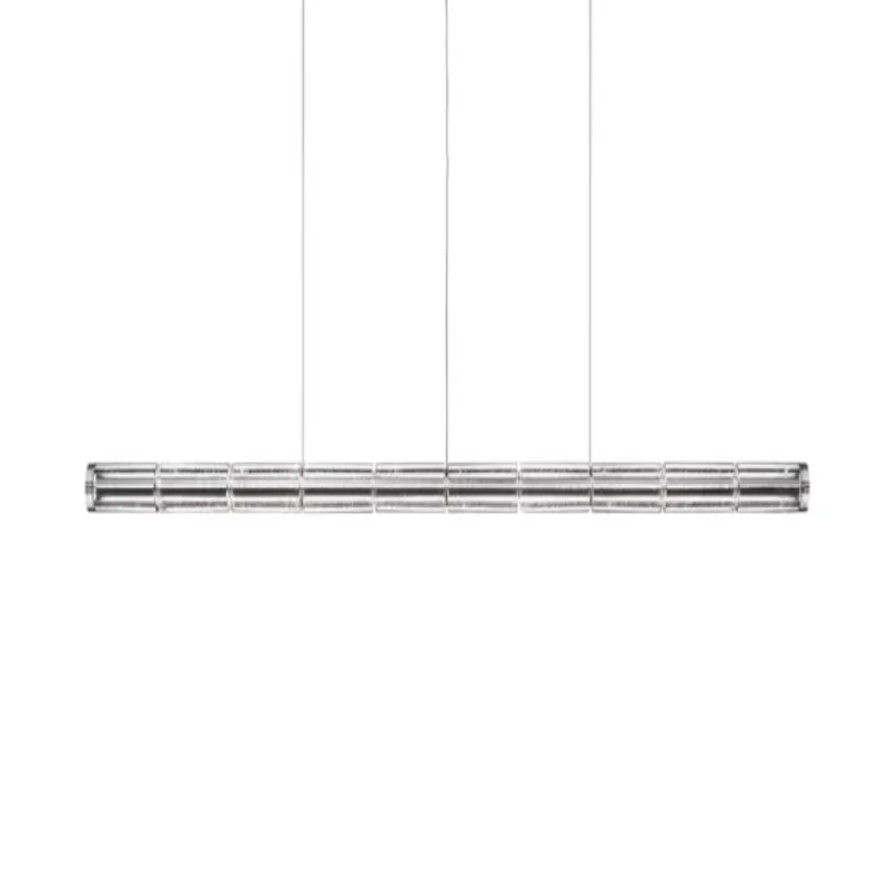 Italy, one-word restaurant designer Nordic minimalist bar chandelier