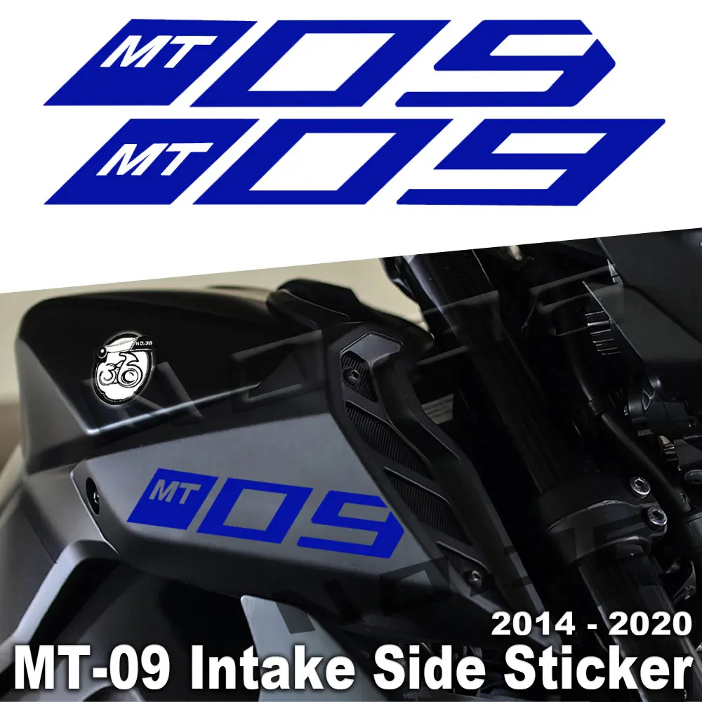 Motorcycle Air Intake Side Sticker Fairing Cover Decal Accessories For MT09 MT-09 MT-09SP FZ09 2014-2020