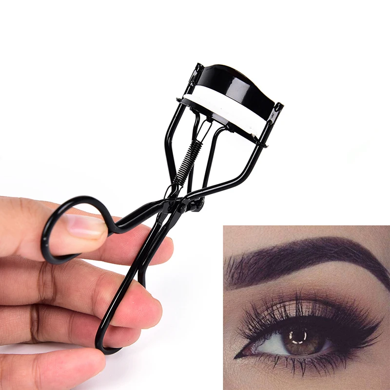 

1PC New Proffessional Handle Eye Curling Eyelash Curler Black Ultra Wide Angle Long-lasting Eyelash Curler Beauty Makeup Tool