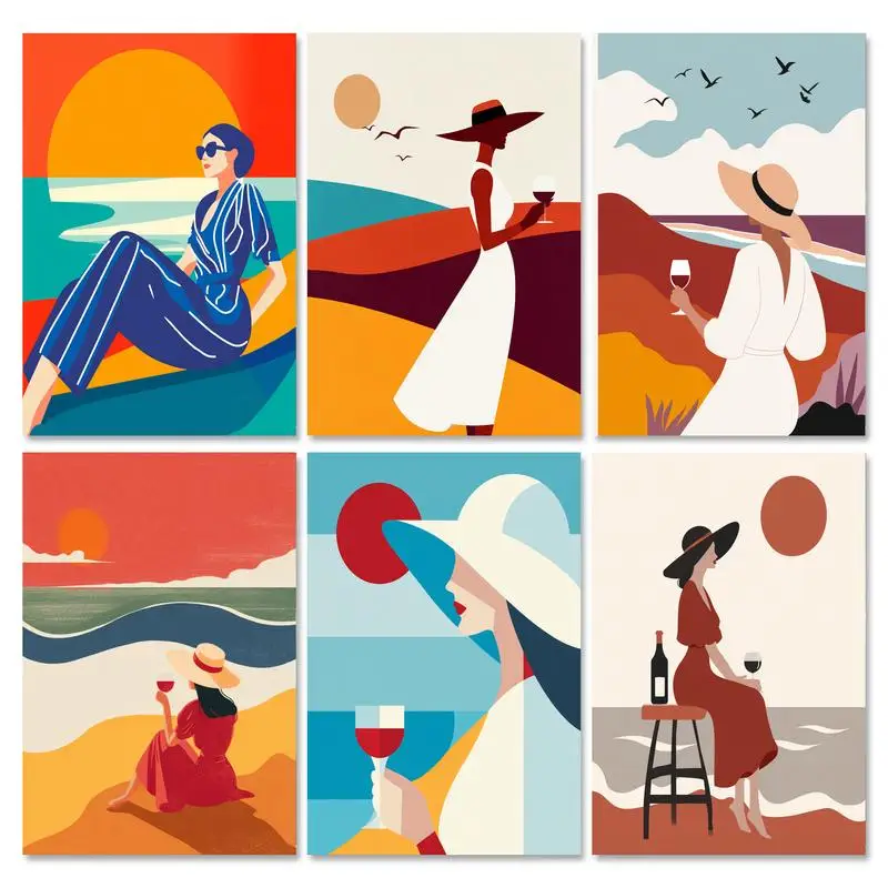 

GATYZTORY Diy Painting By Numbers Kits For Adults Abstract Figure Paint By Numbers Handpainted Kits For Personalized Gift