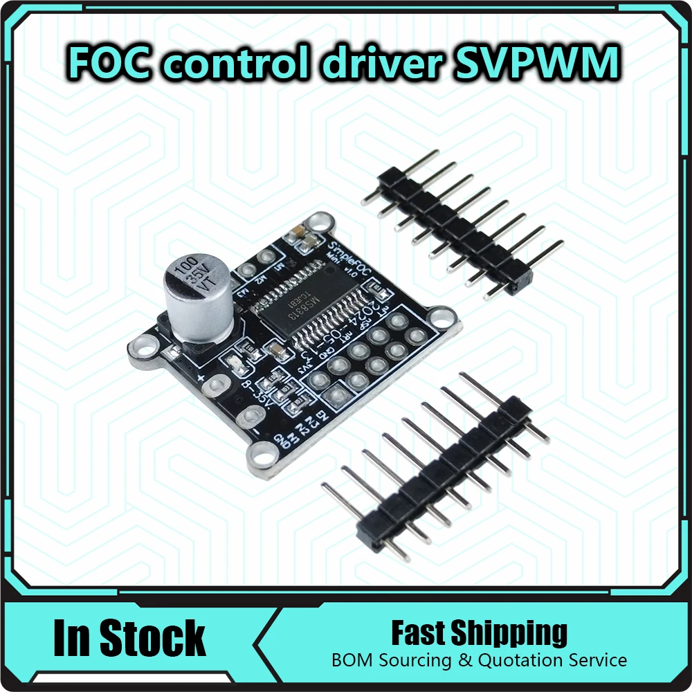 DRV8313 Simple FOC Mini v1.0 DC Brushless Motor Driver Board FOC Control Driver SVPWM Control DC 8-30V module 2s