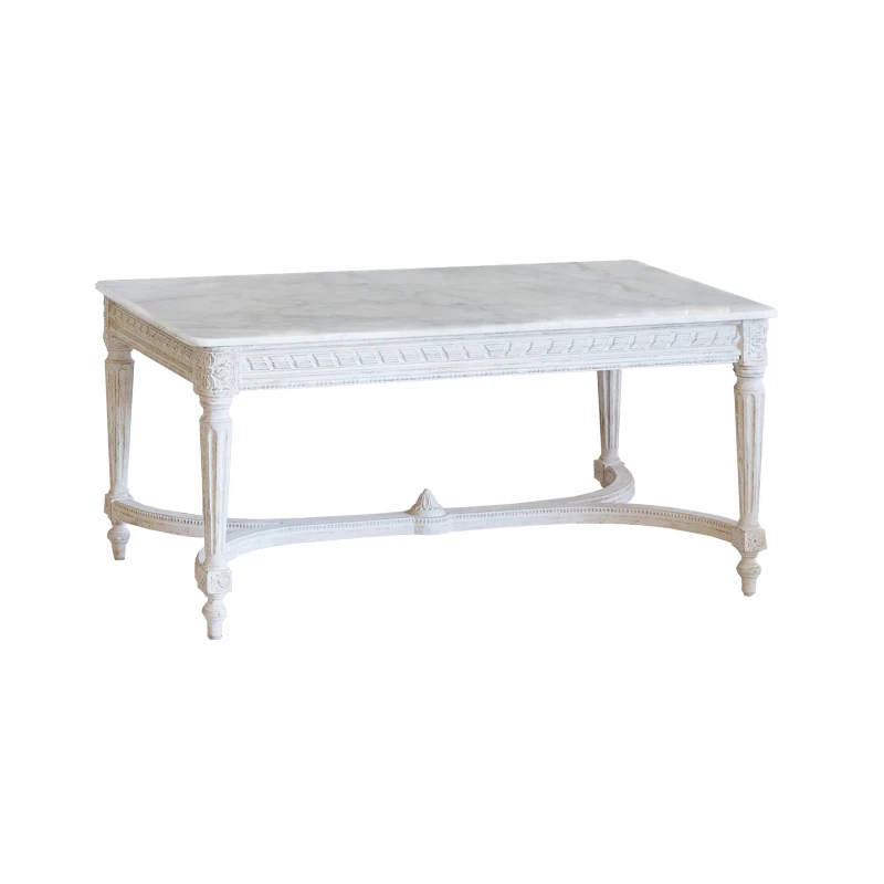 

Solid wood rectangular coffee table dining home bar furniture