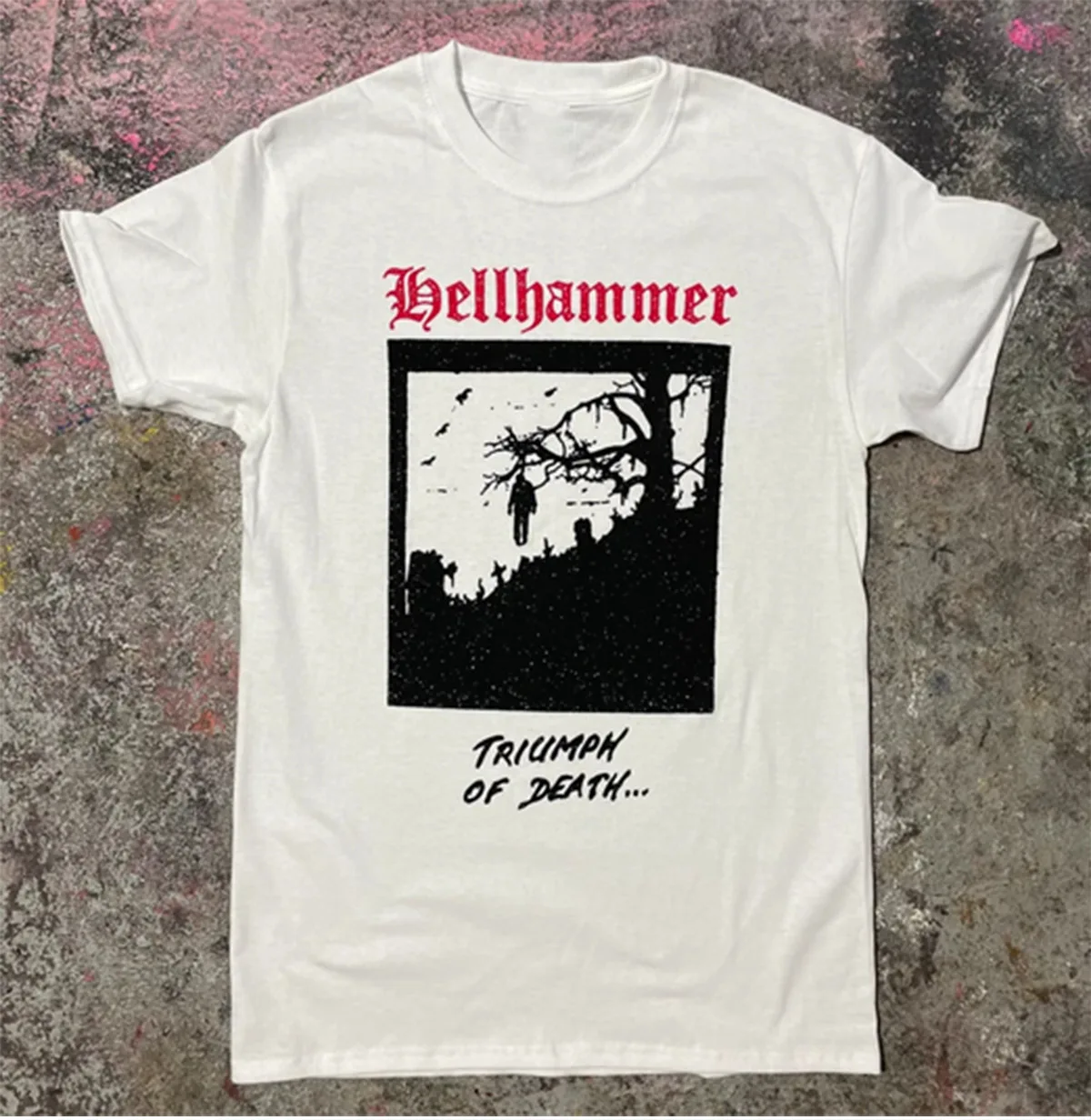 SALE Hellhammer T Shirt Band Size S-4XL Uniex Short Sleeve