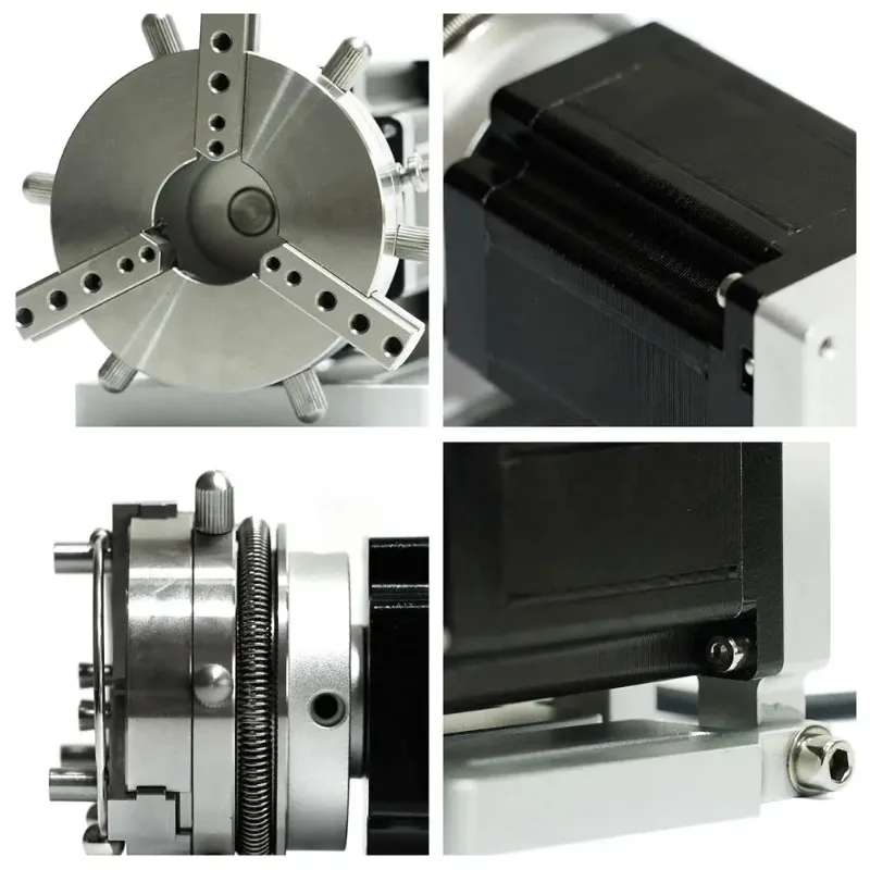 The Beat Ring Jewellery Metal Rotation Mini Self-locking Rotary Clamp Shaft Ring Mark Chuck for  Marking Engraver Machine