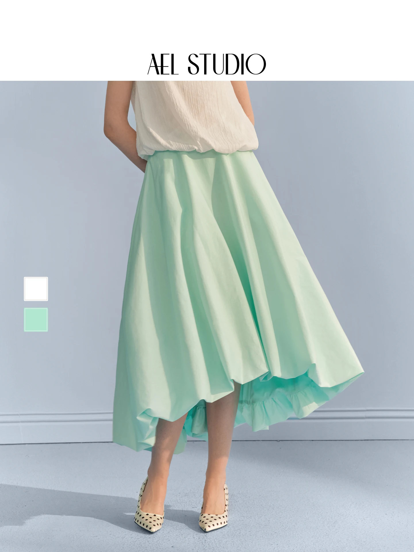 

Оригинальная женская юбка AEL с высокой талией, А-силуэта, весенне-летняя, с цветочным принтом, укороченная, утягивающая, маленького размера, элегантная