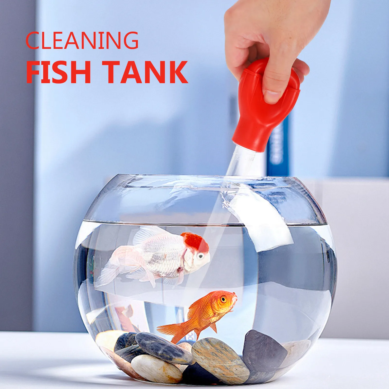 Manual Mini Siphon Absorber Aquarium Pipette Dropper Fish Tank Cleaner Water Changer Gravel Cleaning Waste Remover Aquarium