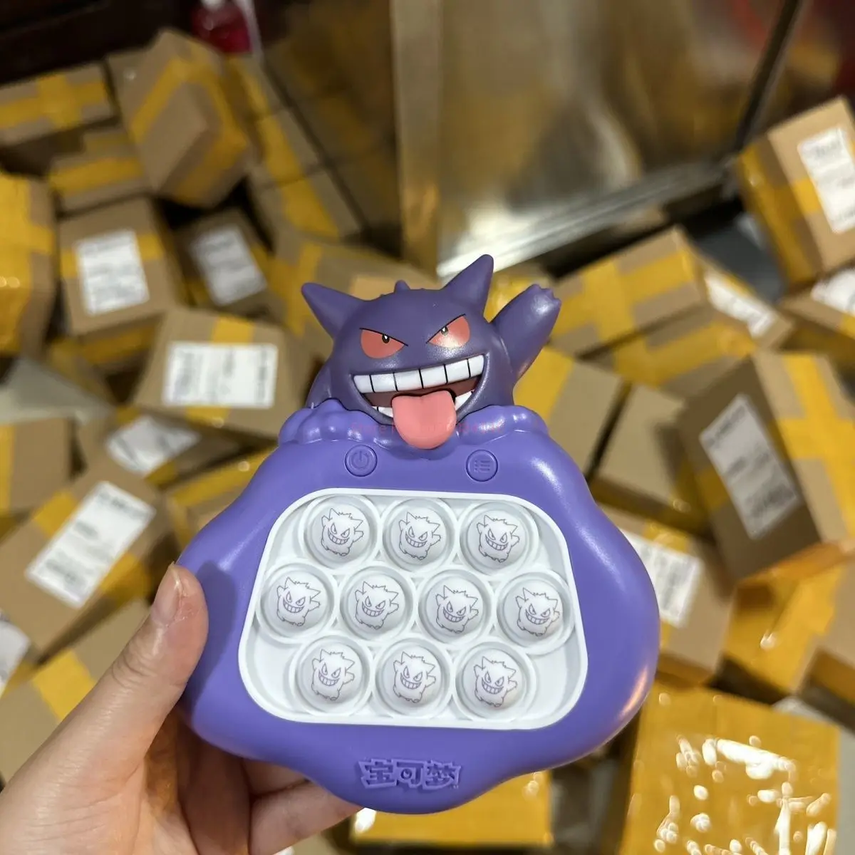 Nuovo Anime Pokemon Anime Figure Gengar macchina da gioco modello in Pvc Console per videogiochi giocattoli per le vacanze per bambini regalo Anime