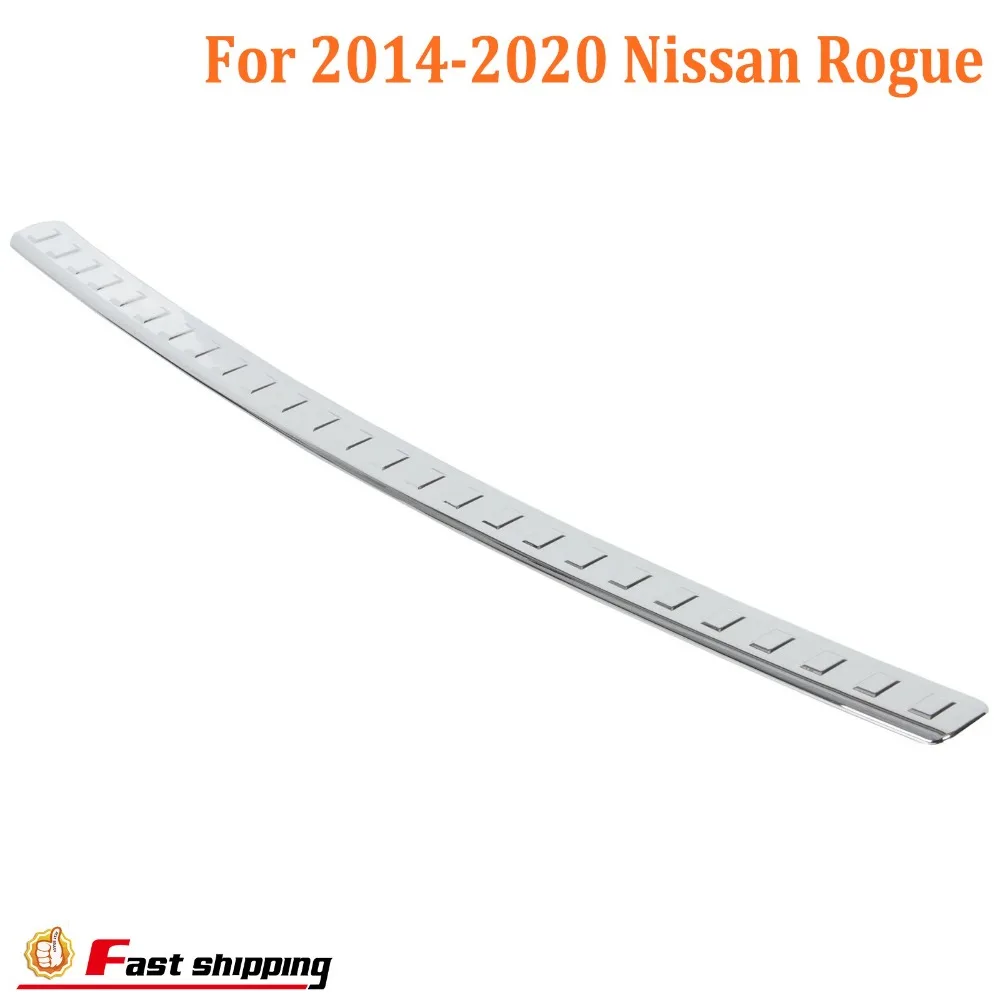

Fit 2014-2020 Nissan Rogue Chrome New Rear Bumper Protector Cover Scratch Exact