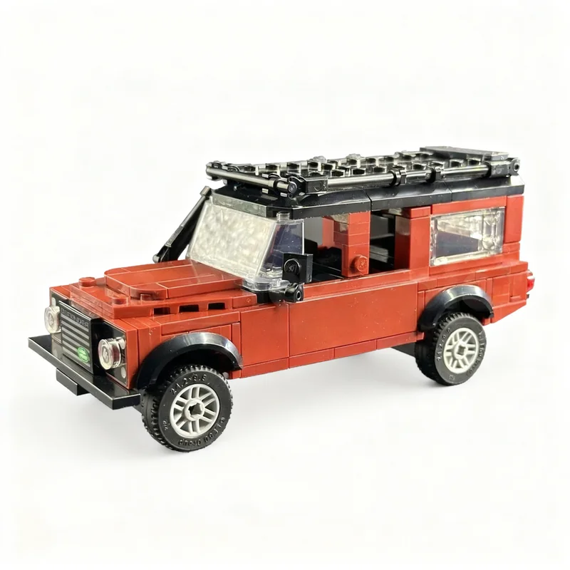 300pcs MOC Defender 110 City Champions Model Building Blocks Christmas Gift Toy Craft Creative Art Assemble Education Display