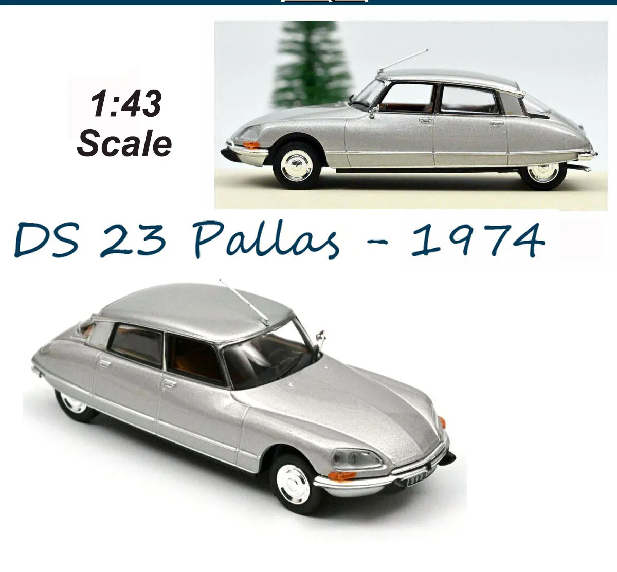 NEW NorRevV 1/43 Scale  DS 23 Pallas 1974 Diecast Model kit toys for collection gift